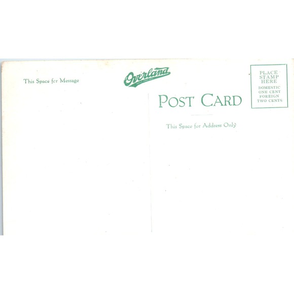 New Overland Model 83 Touring Car Vintage Postcard AB9 - Picture 2 of 2